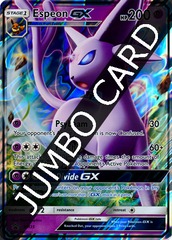 Espeon GX SM35 JUMBO OVERSIZED Wave Holo Promo - Espeon GX Premium Collection